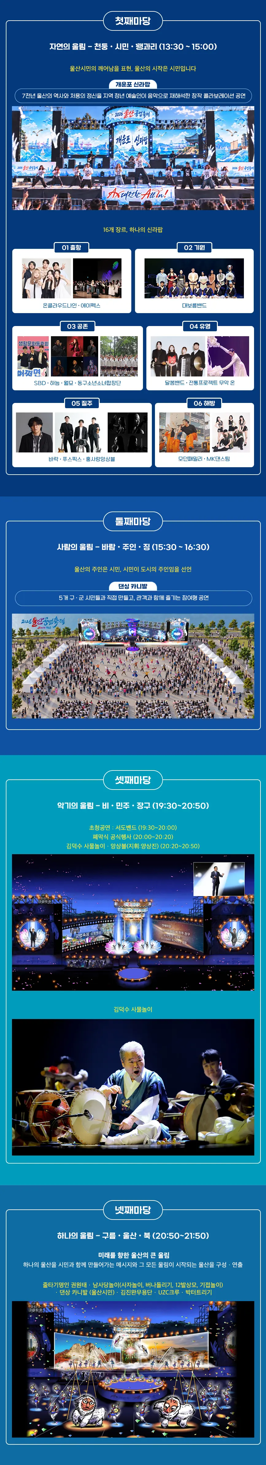 울산의 울림 / 폐막식